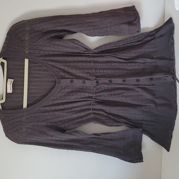 DKNY JEANS Cardigan with String Belt - Picture 2 of 11
